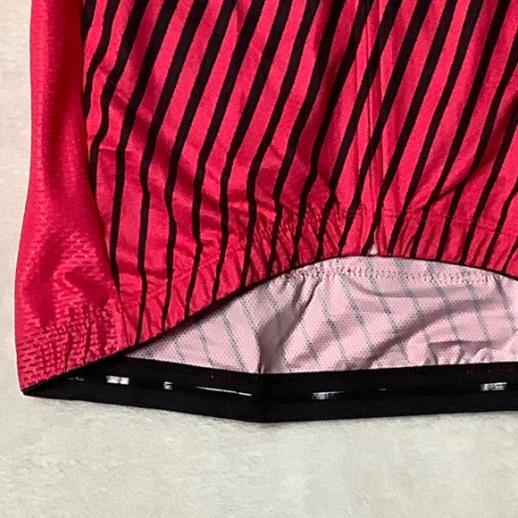 Cycle-Run Neon Biker Biking Jersey Shirt 1 Women XL Pink Bicycle Reflective NEW - Picture 7 of 13